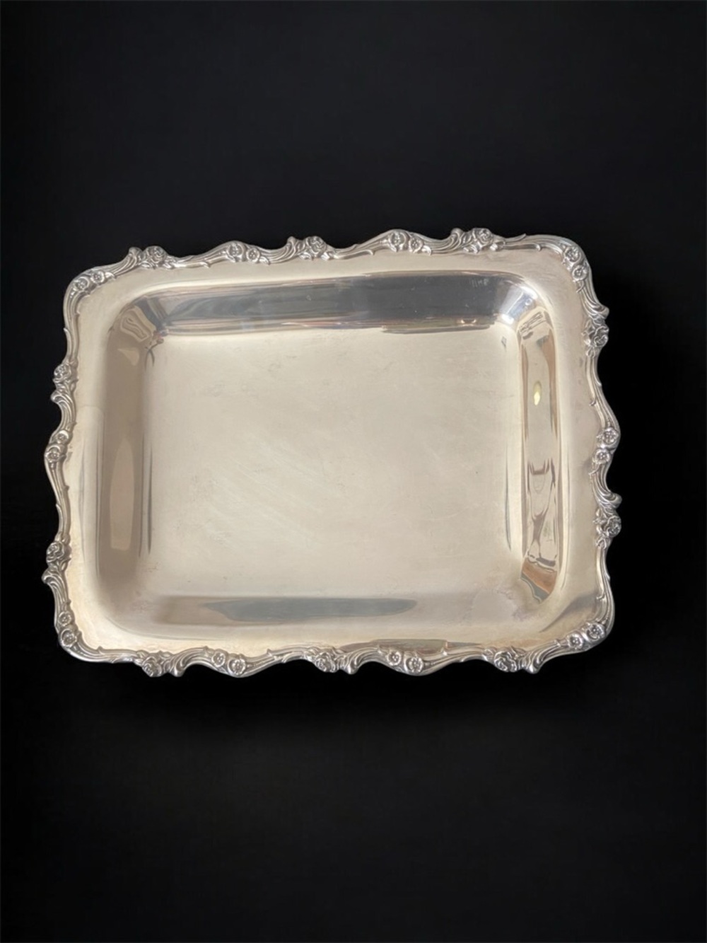 Vintage Wilcox Silver Plated Serving Tray